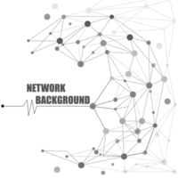 ontwerp technologie netwerk achtergrond. verbindingsconcept png