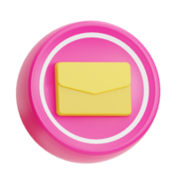 Email illustration 3d png