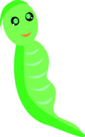 tekenfilm worm grappig schattig tekens gelukkig lief abstract achtergrond grafisch ontwerp PNG