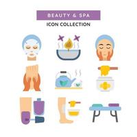 Relaxing And Beautifying Activity of Spa vector