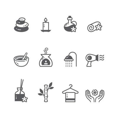 Set of Beauty And Spa Icon