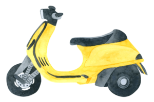 Scooter Motorcycle watercolor png