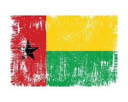 vector de bandera de guinea-bissau