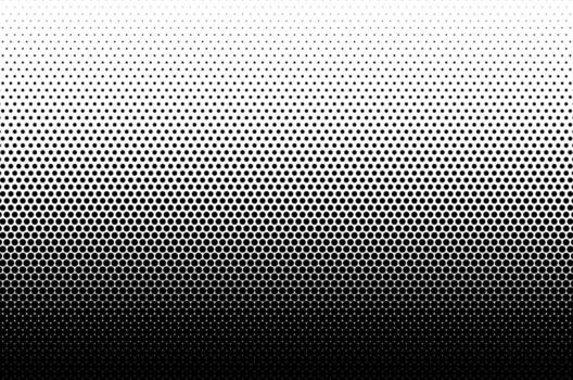 Vertical halftone gradient, vector dots background template.