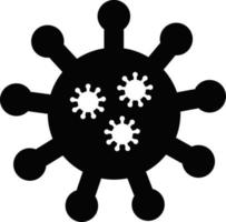 icono de virus bacteriano vector