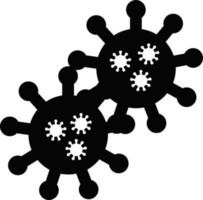 Bacterial Virus Icon vector