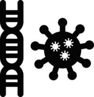 icono de virus bacteriano vector