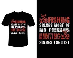 Hunting T-Shirt Design Vector Illustration Template