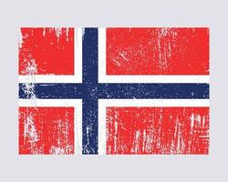 vector de bandera de noruega