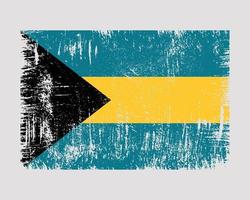 vector de bandera de bahamas