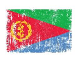 vector de bandera de eritrea