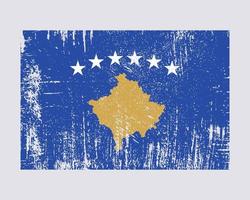 vector de bandera de kosovo