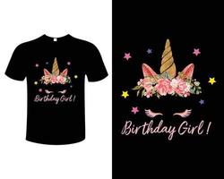 Birthday T-Shirt Design Vector template