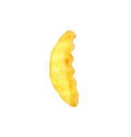 un' mucchio di francese patatine fritte isolato su trasparente sfondo png file