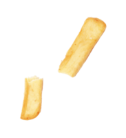 french fried on transparent background png file