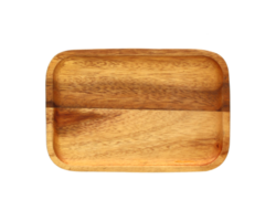 superiore Visualizza legna piatto su trasparente sfondo png file