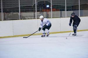 jugadores de hockey sobre hielo foto