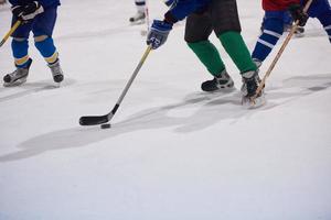 jugadores de hockey sobre hielo foto