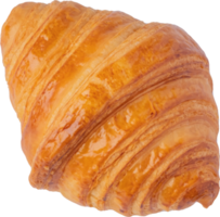 ritaglio di pane croissant su sfondo trasparente. png