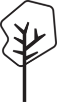 Simplicity tree flat design. png