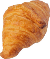 pain croissant découpé sur fond transparent. png