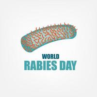 World Rabies Day Vector Illustration. Simple and elegant design