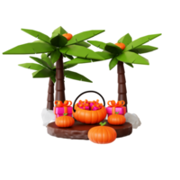 halloween gifts 3d png