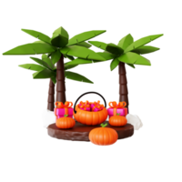 regalos de halloween 3d png