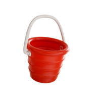 Bucket 3d rendering png