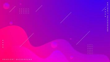 abstract gradient fluid background with geometric shapes element vector