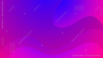 abstract gradient fluid background with geometric shapes element vector