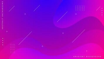 abstract gradient fluid background with geometric shapes element vector