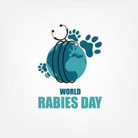 World Rabies Day Vector Illustration. Simple and elegant design