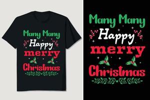 Christmas T-shirt Design vector