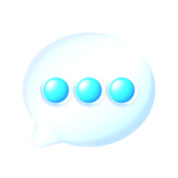 chat mensaje botón juego activo 2d icono fondo transparente png