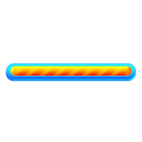 Loading bar four quarters game asset 2D icon transparent background png