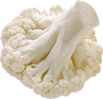 Cauliflower isolated on white background with clipping path, full depth of field png