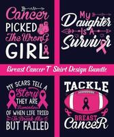 Breast Cancer T-Shirt Design Bundle, design for print like t-shirt, mug, frame, breast cancer day, Breast Cancer t shirt design, merchandise lettering design