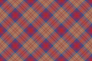 Tartan plaid background, diagonal check seamless pattern. Vector fabric texture for textile print, wrapping paper, gift card, wallpaper.