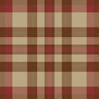 Plaid check pattern. Seamless fabric texture. Tartan textile print. vector