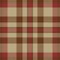 Plaid check pattern. Seamless fabric texture. Tartan textile print. vector