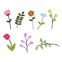 Cute Plant Element vector