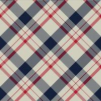 Seamless pattern of scottish tartan plaid. Repeatable background with check fabric texture. Vector backdrop striped textile print.