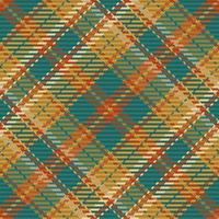 Seamless pattern of scottish tartan plaid. Repeatable background with check fabric texture. Vector backdrop striped textile print.