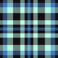 Plaid check pattern. Seamless fabric texture. Tartan textile print. vector