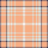 Plaid check pattern. Seamless fabric texture. Tartan textile print. vector