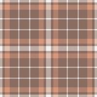 Plaid seamless pattern. Check fabric texture. Vector textile print.