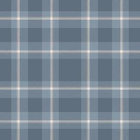 Plaid seamless pattern. Check fabric texture. Vector textile print.