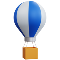 ballon à air de rendu 3d isolé png