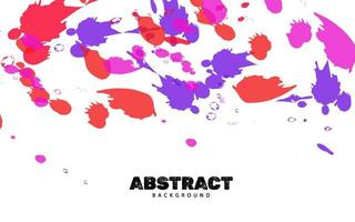 Abstract splash paint watercolor colorfull background vector